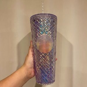 🦄NEW✨Starbucks 2022 Iridescent Holiday Unicorn Jeweled Venti Tumbler